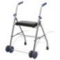 Andador de aluminio con asiento